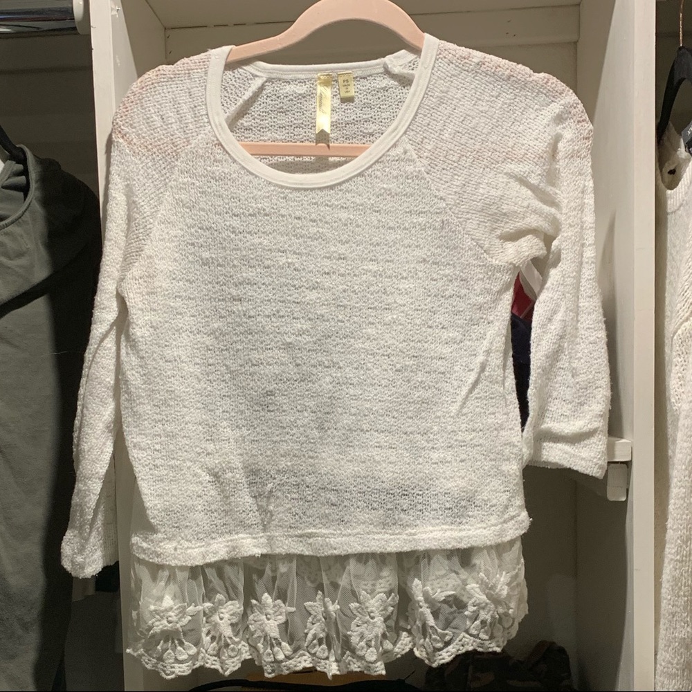 White sweater